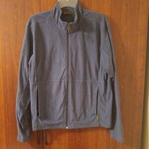 Eddie Bauer Blue Fleece Zip Up Size Large